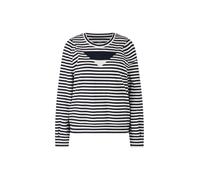 Marc Cain Sports - Geringeltes Sweatshirt navy - Gr. - 34