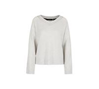 Marc Cain Sports - Gestrickter Sweater in Wolle/Kaschmir silver grey - Gr. - 42