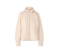Marc Cain Sweatjacke mit Stehkragen in Sand, Größe 40