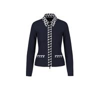 Marc Cain Sports - Jersey-Jacke mit Cube-Print-Details navy - Gr. - 38