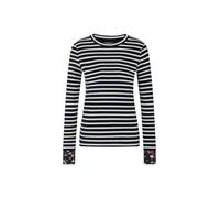 Marc Cain Sports - Langarm-Shirt in Streifenoptik navy - Gr. - 40