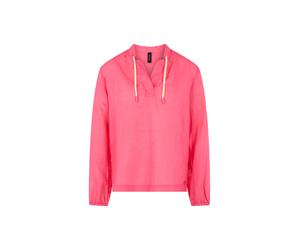 Marc Cain Sports - Langarmbluse aus leichter Ramie pink lemonade - Gr. - 42
