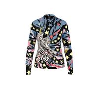 Marc Cain Longsleeve im Allover-Look in Black, Größe 42