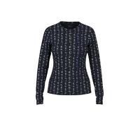 Marc Cain Sports - Langarmshirt mit grafischem Print grisaille - Gr. - 38