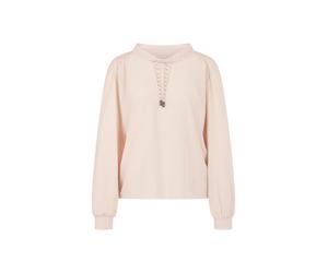 Marc Cain Sports - Langarmshirt mit Materialmix magnolia - Gr. - 40