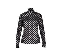 Marc Cain Sports - Langarmshirt mit Snowstar-Print black and white - Gr. - 36