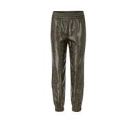 Marc Cain Sports - Leo-Kunstlederhose ROYE olive drab - Gr. - 42