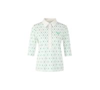 Marc Cain Sports - Poloshirt mit Herzprint off-white - Gr. - 44