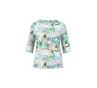 Marc Cain Sports - Ripp-Shirt aus Baumwollstretch skyway new - Gr. - 40