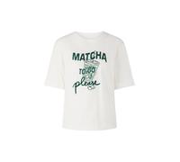 Marc Cain Sports - Shirt mit Matcha-Print Rethink Together off-white - Gr. - 34