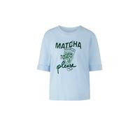 Marc Cain Sports - Shirt mit Matcha-Print Rethink Together skyway new - Gr. - 36
