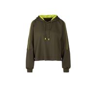Marc Cain Damen Hoodie, oliv, Gr. 38