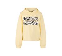 Marc Cain Hoodie mit Kapuze in Hellgelb, Größe 36