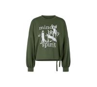 Marc Cain Sports - Sweatshirt mit Aufdruck olivine - Gr. - 36