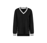 Marc Cain Sports - Sweatshirt mit feinen Spitzendetails black new - Gr. - 36