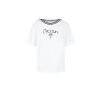 Marc Cain Sports - T-Shirt mit maritimem Print white - Gr. - 38