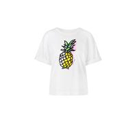 Marc Cain Sports - T-Shirt mit platziertem Print white - Gr. - 44