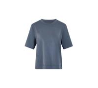 Marc Cain Sports - T-Shirt mit Plissee-Details grisaille - Gr. - 38