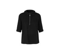 Marc Cain Sports - Troyer-Blusenshirt mit Feinripp black new - Gr. - 38