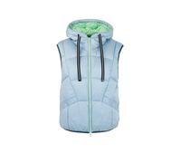 Marc Cain Damen Steppweste mit Kapuze – Bleu – Gr. 40