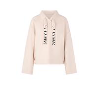 Marc Cain Oversized Sweatshirt mit Tunnelzug in Sand, Größe 42