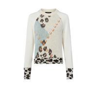 Marc Cain Sweatshirt mit Alpaka- und Mohair-Anteil Damen ecru, 44