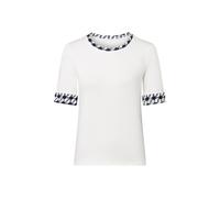Marc Cain Sports - Jersey-Shirt mit Print-Details off-white - Gr. - 44