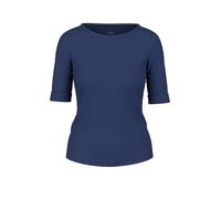 Marc Cain T-Shirt Klassisches Shirt midnight sail, Rundhalsausschnitt, 1/2-Arm, Gr. 36