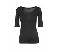 Marc Cain Essentials Damen T-Shirt +E4869J14, Schwarz (Black 900), 34 (1)