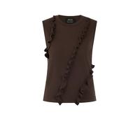 Marc Cain Collections - Top Knitted in Germany seal brown - Gr. - 38