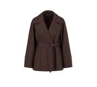 Marc Cain Damen Kurzmantel aus Wolle, braun, Gr. 38