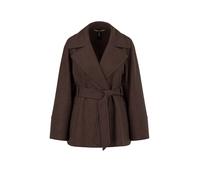 Marc Cain Damen Kurzmantel aus Wolle, braun, Gr. 42