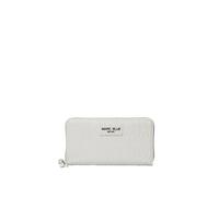 Marc Ellis New York Damen Geldbörse Textile Polyurethan 19,5x9,5x3,5 cm, Weiß und Silber, Taglia Unica