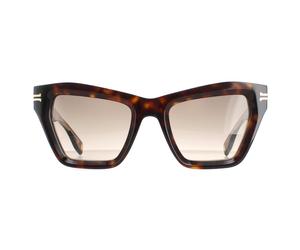Marc Jacobs Cat Eye Damen Havanna Kristall Braun Gradient MJ 1001/S Sonnenbrille Einheitsgröße