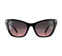 Marc Jacobs Cat Eye Damen Schwarz Grau Farbverlauf MJ 1095/S Einheitsgröße