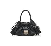 MARC JACOBS Ledertasche - Mini Bag THE SMALL SATCHEL schwarz