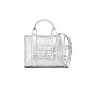 MARC JACOBS Ledertasche - Tote Bag THE SMALL TOTE LEATHER silber