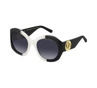 Marc Jacobs Marc 722/S Sonnenbrille, Weiß, Schwarz, Größe 56 für Damen, Weiß-Schwarz, 54