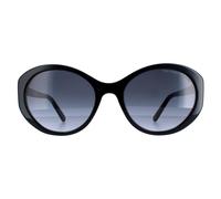 Marc Jacobs Oval Womens Schwarz Dunkelgrau Gradient 520/S Einheitsgröße