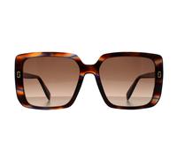 Marc Jacobs Quadratische Womens Horn Braun Gradient MJ 1121/S Einheitsgröße