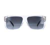 Marc Jacobs Rectangle Unisex Crystal Schwarz Dunkelgrau Gradient 096/S Einheitsgröße