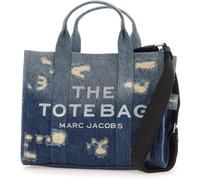 Marc Jacobs Shopper & Totes - Distressed Denim Tote Bag With Bold Logo And Versa - Gr. unisize - in Blau - für Damen