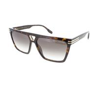 Marc Jacobs - Sonnenbrille mit eckigem Rahmen in Havannabraun Einheitsgröße