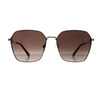 Marc Jacobs Square Damen Gold Havanna Braun Gradient MARC 729/S Einheitsgröße