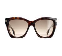 Marc Jacobs Square Damen Havanna Kristall Braun Gradient MJ 1000/S Einheitsgröße