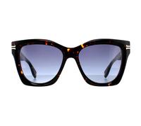 Marc Jacobs Square Damen Sonnenbrille Havanna Grau Azurblau Einheitsgröße