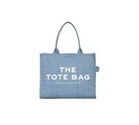 The Large Tote Bag in blauem Canvas Einheitsgröße