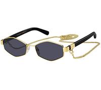 Marc Jacobs Unisex Marc 496/S Sonnenbrille, Gold, 55