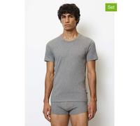 Marc O´Polo 2er-Set: Shirts in Grau - 53% | Größe M | Herren Plussize