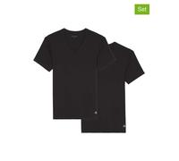 Marc O´Polo 2er-Set: Shirts in Schwarz - 51% | Größe M | Herren Plussize